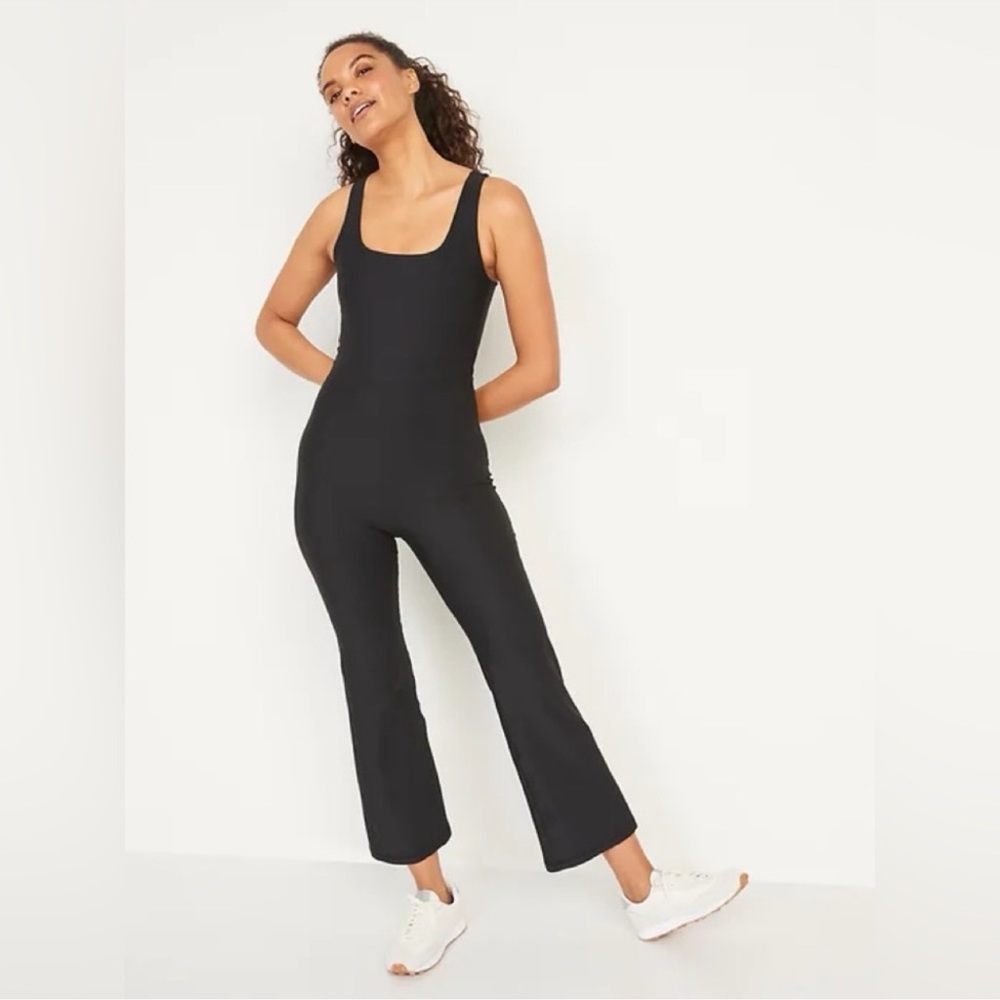 Old Navy PowerSoft Kick Flare Jumpsuit